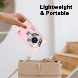Appareil Photo Numérique, 4K Autofocus 50MP Appareil Photo Enfant, Zoom 16X, Flash, Anti-Shake, Appareils Photo Numériques Compa