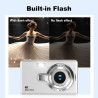 Appareil Photo numérique, autofocus UHD 4K 50 MP pour la Photographie avec Carte SD 32 Go, Zoom 16X, Anti-tremblement, Appareil 