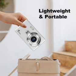 Appareil Photo numérique, autofocus UHD 4K 50 MP pour la Photographie avec Carte SD 32 Go, Zoom 16X, Anti-tremblement, Appareil 