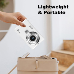 Appareil Photo numérique, autofocus UHD 4K 50 MP pour la Photographie avec Carte SD 32 Go, Zoom 16X, Anti-tremblement, Appareil 