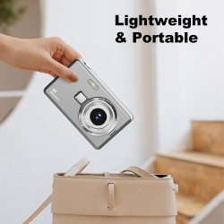 Appareil Photo numérique, autofocus UHD 4K 50 MP pour la Photographie avec Carte SD 32 Go, Zoom 16X, Anti-tremblement, Appareil 