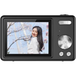 Appareil Photo Numérique, 4K Autofocus 50MP Appareil Photo Enfant, Zoom 16X, Flash, Anti-Shake, Appareils Photo Numériques Compa