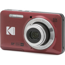 KODAK Pixpro FZ55 - Appareil Photo Numérique 16 Mégapixels, Zoom Optique 5X, Ecran LCD 2.7, Stabilisateur Optique, Full Vidéo HD
