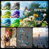 Appareil Photo Numérique 4K 64MP Appareil Photo Compact avec Double Caméra, Autofocus, Écran IPS 2,8", Zoom Numérique 16X, Anti-