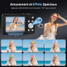 Appareil Photo Numérique 4K 64MP Appareil Photo Compact avec Double Caméra, Autofocus, Écran IPS 2,8", Zoom Numérique 16X, Anti-