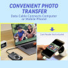 Appareil Photo Numérique FHD 1080p, Zoom 16x, Appareil Photo Compact avec Batterie De 1300 mAh, Écran De 2,4 Pouces,Appareils Ph
