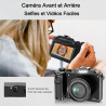 Appareil Photo Numérique, 5K 64MP Digital Camera avec Carte 64GB WiFi, Autofocus Appareil Photo Compact LCD Écran 3'' Selfie Cam