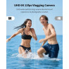 LONGYI 6K 75MP Appareil Photo Numérique Zoom Optique 8X & Trépied, Carte 64GB, Camera Vlog Écran Rabattable 180° Selfie, Lecteur
