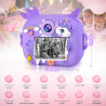 ETERNIUM Appareil Photo Instantané Enfant Licorne - Kit Créatif et Éducatif - Caméra Numérique 1080P Antichoc - 4 Rouleaux d'imp