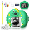 ETERNIUM Appareil Photo Instantané Enfant Dinosuare - Kit Créatif et Éducatif - Caméra Numérique 1080P Antichoc - 4 Rouleaux d'i