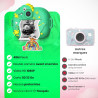 ETERNIUM Appareil Photo Instantané Enfant Dinosuare - Kit Créatif et Éducatif - Caméra Numérique 1080P Antichoc - 4 Rouleaux d'i