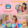 CNAPXAIA Appareil Photo Instantané Enfant, 2,4" Appareil Photo Numérique avec Imprimante sans Encre & Carte 32GB, Mini Caméra En