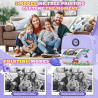 CNAPXAIA Appareil Photo Instantané Enfants, 2.4" Écran Appareil Photo Enfants avec Papier d'impression et Carte 32GB, Jouet Cade