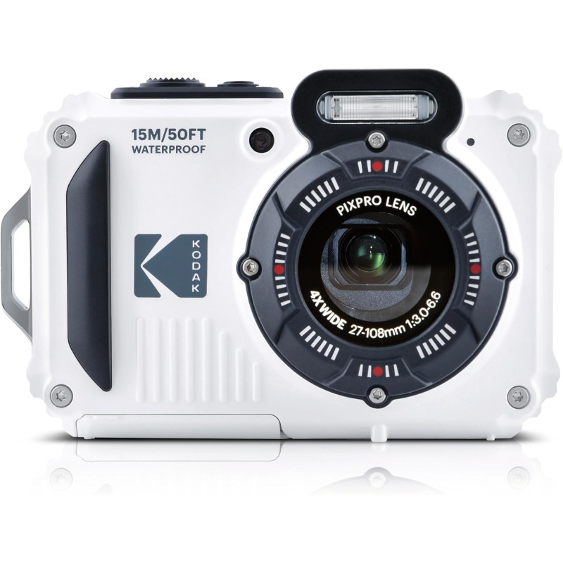 KODAK Pixpro WPZ2 - Appareil Photo Numérique Compact 16M Pixels, étanche à 15m, Anti-Choc, Video 720p, Ecran LCD 2,7 - Batterie 