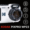 KODAK Pixpro WPZ2 - Appareil Photo Numérique Compact 16M Pixels, étanche à 15m, Anti-Choc, Video 720p, Ecran LCD 2,7 - Batterie 