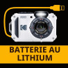 KODAK Pixpro WPZ2 - Appareil Photo Numérique Compact 16M Pixels, étanche à 15m, Anti-Choc, Video 720p, Ecran LCD 2,7 - Batterie 