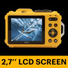 KODAK Pixpro Pack WPZ2 + 1 Carte SD Compact 16M Pixels, étanche à 15m, Anti-Choc, Video 720p, Ecran LCD 2,7 - Batterie Li-ION - 