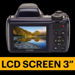 KODAK Pixpro AZ528 + Carte Mémoire SD 32 Go - Appareil Photo Bridge 16 MP, Zoom 52X, Full HD, 85MB/s Lecture, 25MB/s Écriture - 