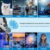 Appareil Photo Numérique avec WiFi, 4K 64MP Autofocus Camera Vlog 16X Digital Zoom à Écran Rabattable à 180° Appareils Photo Com