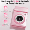 CHAKEYAKE Appareil Photo Numérique, 4K 64MP Appareil Photo Compact Portable avec Autofocus, Zoom Numérique 18X, écran LCD 2,4", 