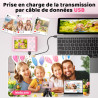 CHAKEYAKE Appareil Photo Numérique, 4K 64MP Appareil Photo Compact Portable avec Autofocus, Zoom Numérique 18X, écran LCD 2,4", 