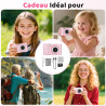 CHAKEYAKE Appareil Photo Numérique, 4K 64MP Appareil Photo Compact Portable avec Autofocus, Zoom Numérique 18X, écran LCD 2,4", 