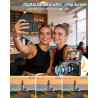 Appareil Photo Numérique 4K 64MP Autofocus Camera pour Vlog Voyage avec Écran 3" Abattable 180° Digital Camera, Ponovo Appareil 