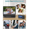 Appareil Photo Numérique 4K 64MP Autofocus Camera pour Vlog Voyage avec Écran 3" Abattable 180° Digital Camera, Ponovo Appareil 
