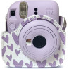 Pack Iconique Love Appareil Photo instantané Fujifilm instax Mini 12 Violet + Pack de Film 10 Vues + Housse de Protection