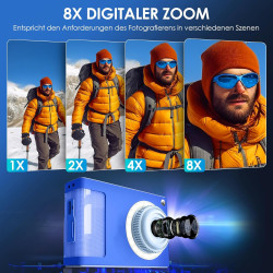 ARNSSIEN Appareil Photo Numérique, Appareil Photo Enfant 1080P Vintage,écran 2.4IPS avec 16 LED de remplissage,cadeau d'annivers