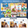 ARNSSIEN Appareil Photo Numérique, Appareil Photo Enfant 1080P Vintage,écran 2.4IPS avec 16 LED de remplissage,cadeau d'annivers