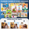 ARNSSIEN Appareil Photo Numérique, Appareil Photo Enfant 1080P Vintage,écran 2.4IPS avec 16 LED de remplissage,cadeau d'annivers