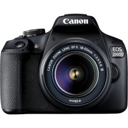 Canon EOS 2000D + Objectif EF-S 18-55 mm III Appareil Photo Reflex numérique Facile à Utiliser avec Un Objectif Polyvalent, idéa