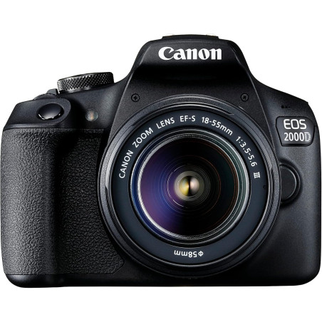 Canon EOS 2000D + Objectif EF-S 18-55 mm III Appareil Photo Reflex numérique Facile à Utiliser avec Un Objectif Polyvalent, idéa