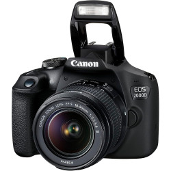 Canon EOS 2000D + Objectif EF-S 18-55 mm III Appareil Photo Reflex numérique Facile à Utiliser avec Un Objectif Polyvalent, idéa