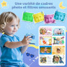 CAMCLID Appareil Photo Instantané Enfants, 3,0 Pouces Appareil Photo Numérique Enfant, 48MP/2,5K UHD Appareil Photo Enfant avec 
