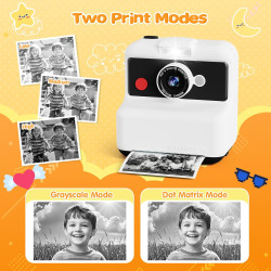 CAMCLID Appareil Photo Instantané Enfants, 3,0 Pouces Appareil Photo Numérique Enfant, 48MP/2,5K UHD Appareil Photo Enfant avec 