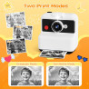 CAMCLID Appareil Photo Instantané Enfants, 3,0 Pouces Appareil Photo Numérique Enfant, 48MP/2,5K UHD Appareil Photo Enfant avec 