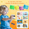CAMCLID Appareil Photo Instantané Enfants, 3,0 Pouces Appareil Photo Numérique Enfant, 48MP/2,5K UHD Appareil Photo Enfant avec 