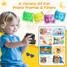CAMCLID Appareil Photo Instantané Enfants, 3,0 Pouces Appareil Photo Numérique Enfant, 48MP/2,5K UHD Appareil Photo Enfant avec 