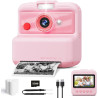 CAMCLID Appareil Photo Instantané Enfants, 3,0 Pouces Appareil Photo Numérique Enfant, 48MP/2,5K UHD Appareil Photo Enfant avec 