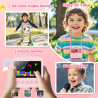 CAMCLID Appareil Photo Instantané Enfants, 3,0 Pouces Appareil Photo Numérique Enfant, 48MP/2,5K UHD Appareil Photo Enfant avec 
