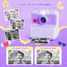 CAMCLID Appareil Photo Instantané Enfants, 3,0 Pouces Appareil Photo Numérique Enfant, 48MP/2,5K UHD Appareil Photo Enfant avec 