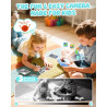 CAMCLID Appareil Photo Instantané Enfants, 1080P HD Appareil Photo Numérique Enfant avec Carte de 32GB & 3 Rouleaux de Papier d'