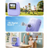 CAMCLID Appareil Photo Instantané Enfants, 1080P HD Appareil Photo Numérique Enfant avec Carte de 32GB & 3 Rouleaux de Papier d'
