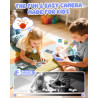 CAMCLID Appareil Photo Instantané Enfants, 1080P HD Appareil Photo Numérique Enfant avec Carte de 32GB & 3 Rouleaux de Papier d'