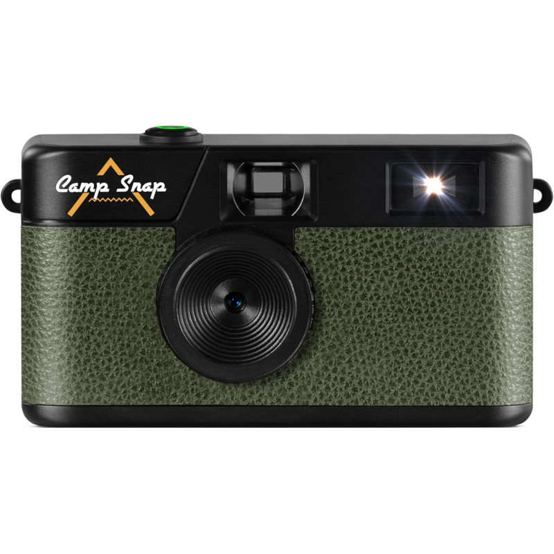 Camp Snap Appareil Photo Numérique,8MP Style Argentique Vintage, sans Écran et Format Compact,Stockage 2000+ Photos,Rechargeable