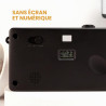 Camp Snap Appareil Photo Numérique,8MP Style Argentique Vintage, sans Écran et Format Compact,Stockage 2000+ Photos,Rechargeable