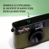 Camp Snap Appareil Photo Numérique,8MP Style Argentique Vintage, sans Écran et Format Compact,Stockage 2000+ Photos,Rechargeable