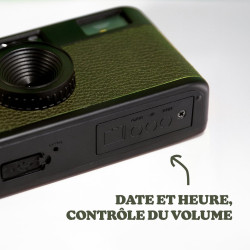 Camp Snap Appareil Photo Numérique,8MP Style Argentique Vintage, sans Écran et Format Compact,Stockage 2000+ Photos,Rechargeable
